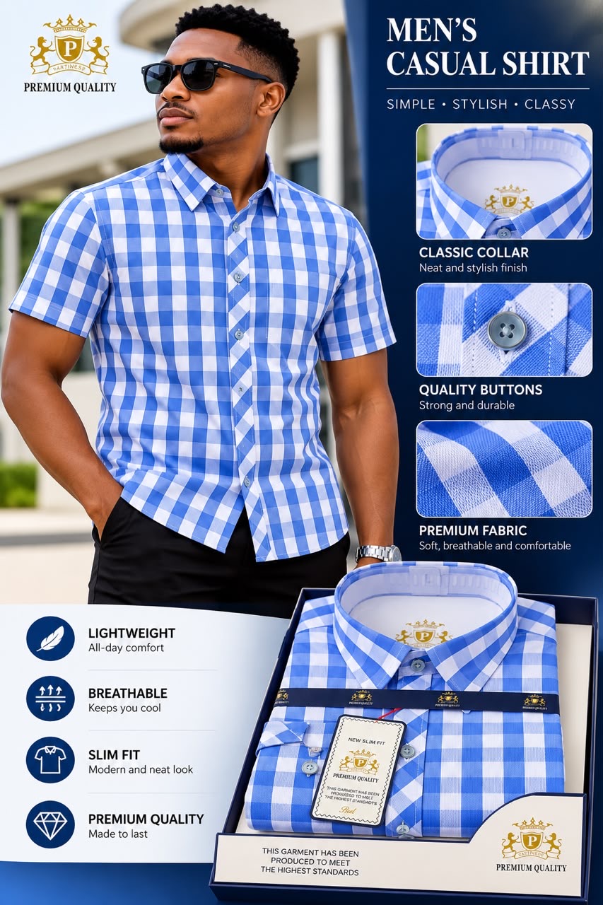 LINEN CHECK SHIRT